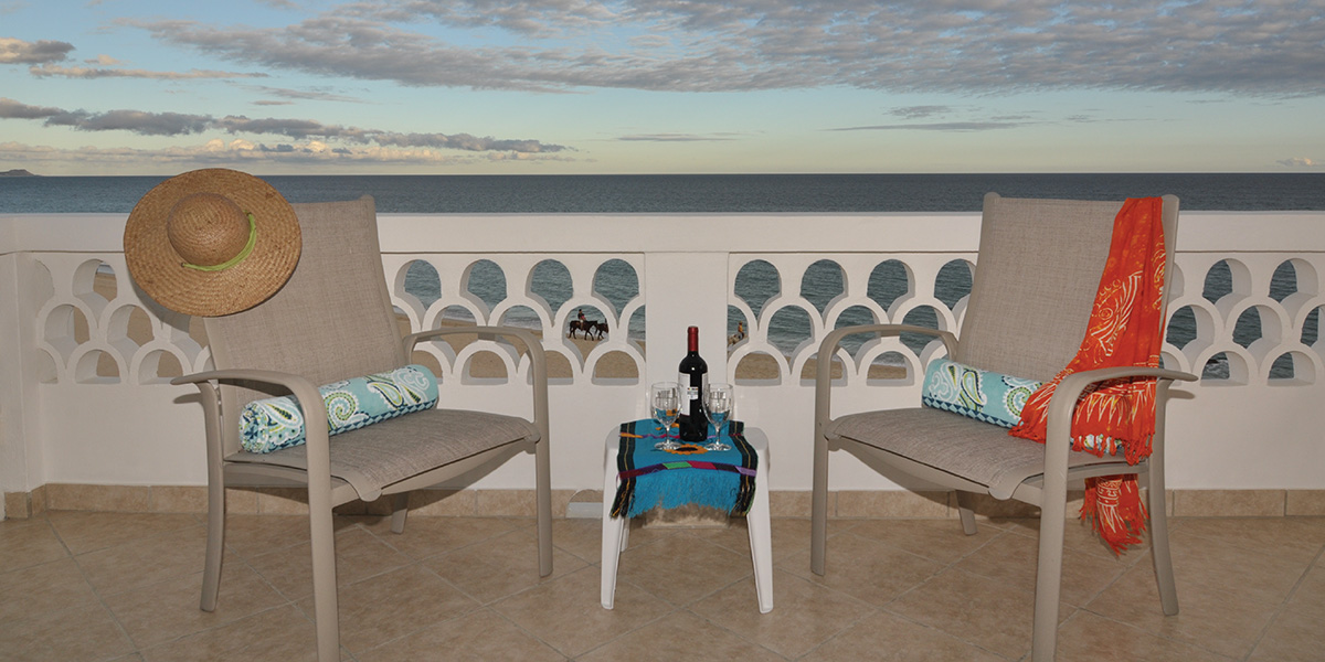 Balcony of Ocean King Deluxe hotel casa costa azul