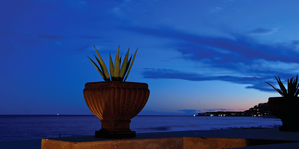 Amanecer desde alberca casa costa azul los cabos